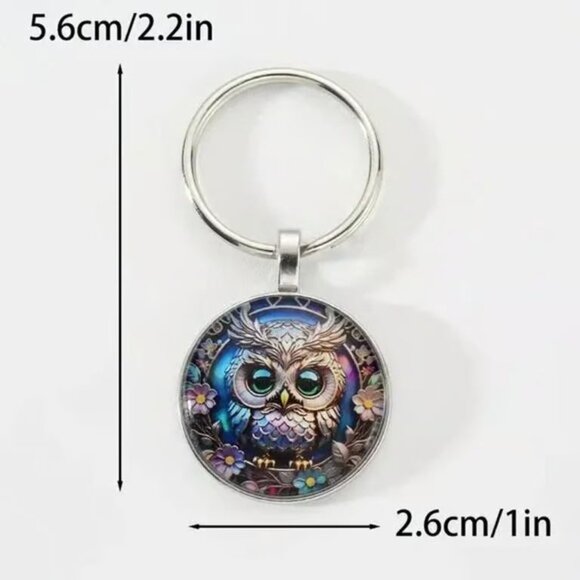 Stainless Steel OWL Keyring Keychain Accessory - Picture 5 of 5